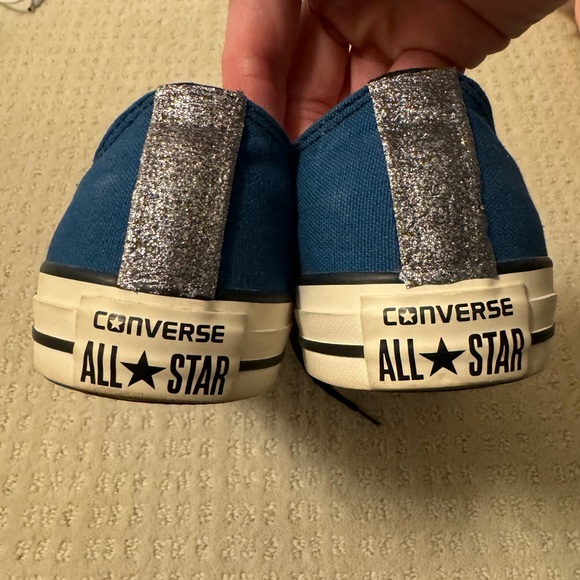 Teal Converse Sneakers Women’s Size 10 - Picture 10 of 12